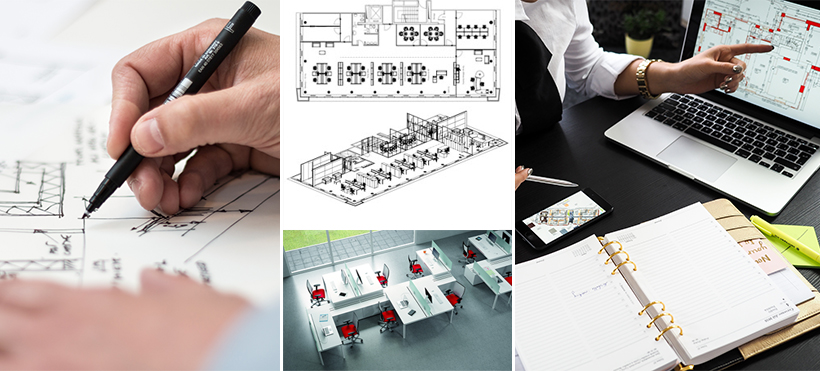 Fornitura arredi ufficio per architetti